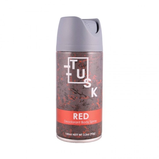 Tusk Deodrant Body Spray 150ml Red