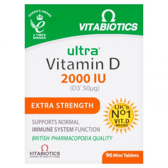 Vitabiotics Ultra Vitamin D3 2000 96's