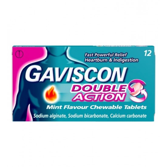 Gaviscon Tablets 12's  Double Action [GSL]