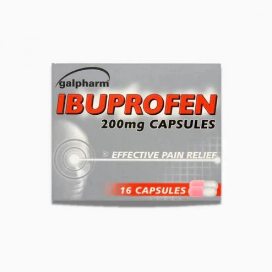 Galpharm Ibuprofen 200mg CAPSULES 16's [GSL]