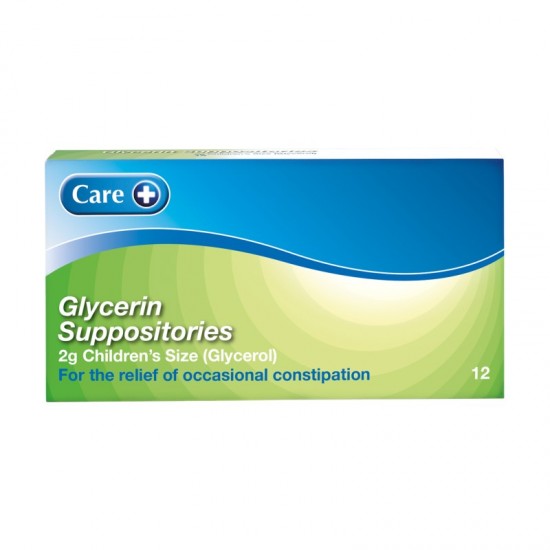 Care Glycerin Suppositories Children's 2g 12's [GSL]