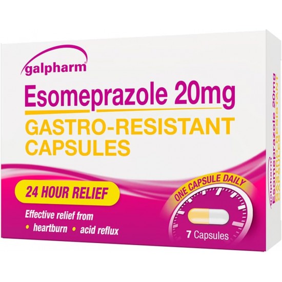 Galpharm Esomeprazole Gastro Resistant Tabs 7's [GSL]