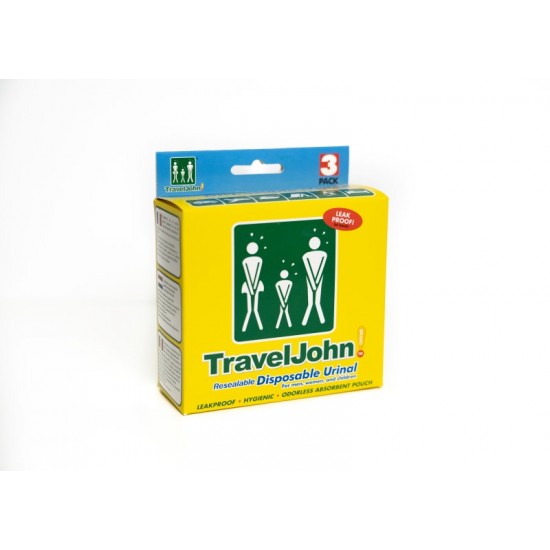 TravelJohn Disposable Urinal System 3's