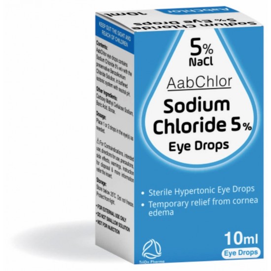 Aabchlor Sodium Chloride 5% Eye Drops 10ml (Special Offer)