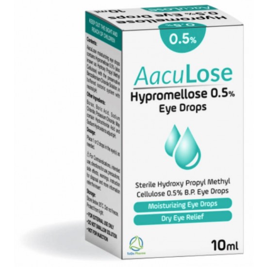 AacuLose Hypromellose Eye Drops 10ml 0.5% (Special Offer)