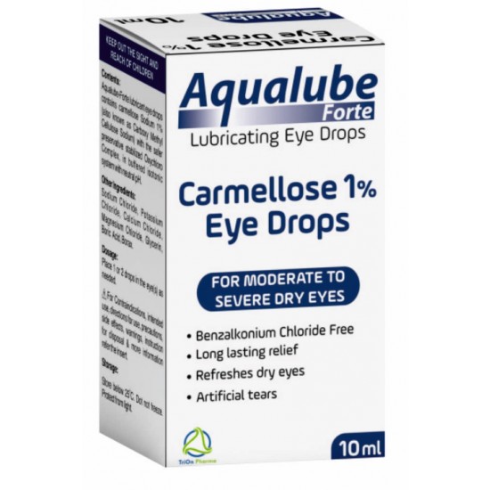 Aqualube Forte Carmellose 1% Eye Drops 10ml (Special Offer)