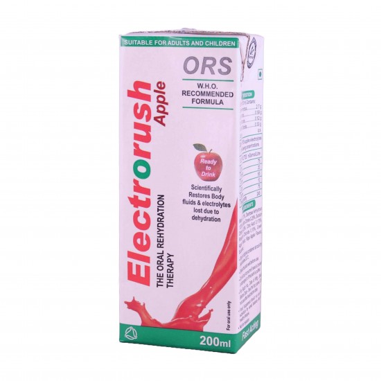 Electrorush Ors Rehydration Sol Apple 200ml