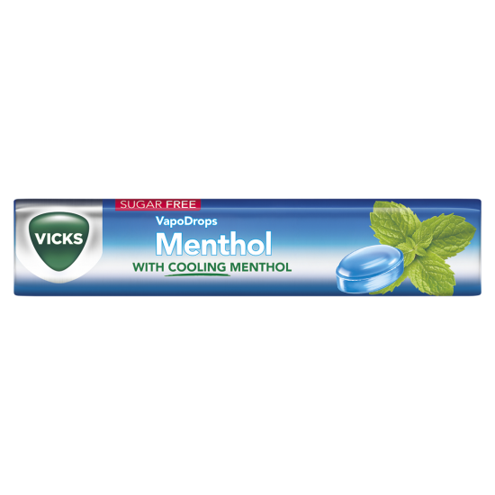 Vicks Sugar Free VapoDrops Lozenges 42g Menthol (stick)