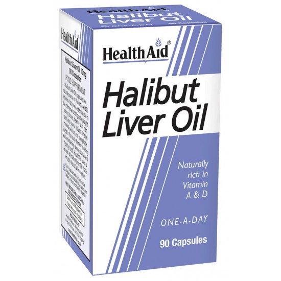 Healthaid Halibut Liver Oil  (Vit A,D) 90's*