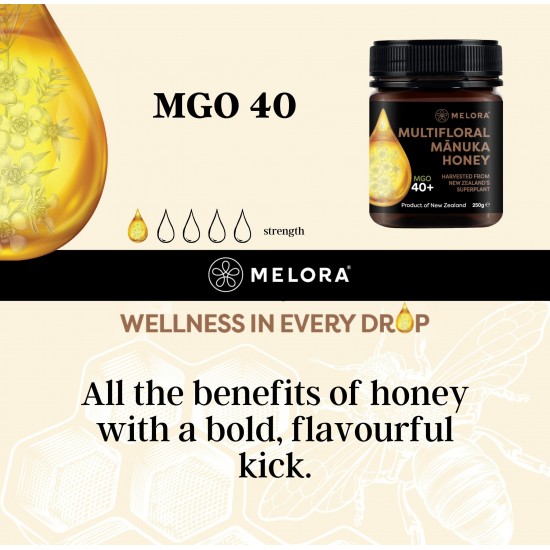 Melora Manuka Honey 40MGO 250g