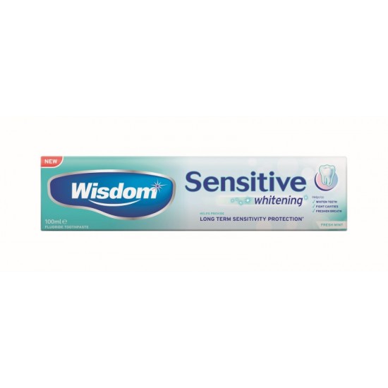 Wisdom Toothpaste 100ml Sensitive Whitening - Hampdens - Wholesale ...