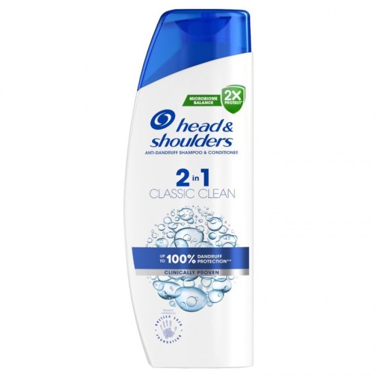 Head & Shoulders Shampoo 225ml Classic Clean 2in1 PM Â£2.99