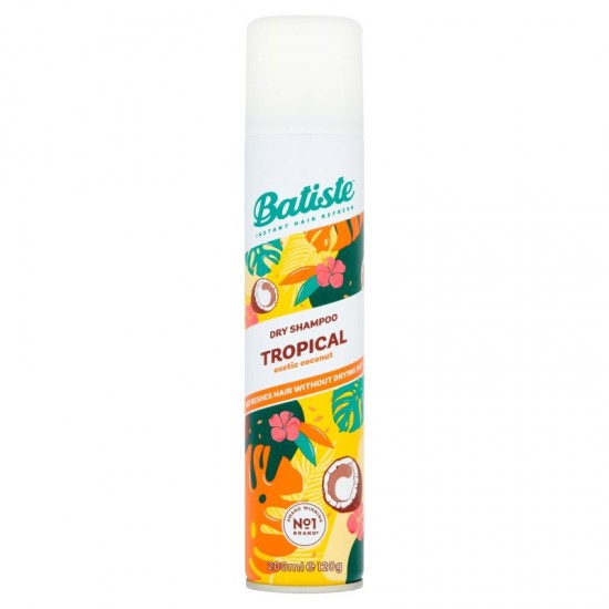 Batiste Dry Shampoo 200ml Tropical  