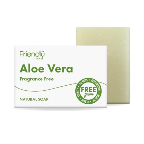 Friendly Bar Soap 95g Aloe Vera Fragrance Free