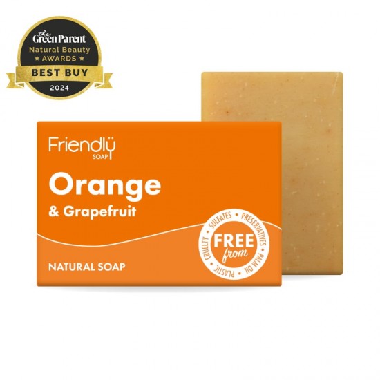 Friendly Bar Soap 95g Orange & Grapefruit