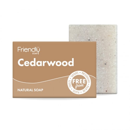 Friendly Bar Soap 95g Cedarwood