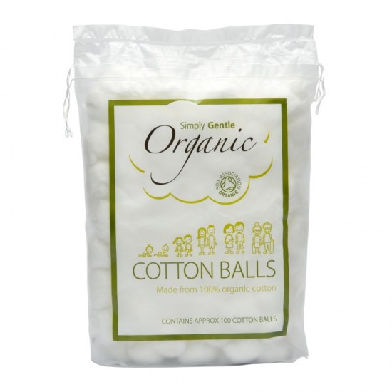 Simply Gentle Organic, Cotton Balls 100's