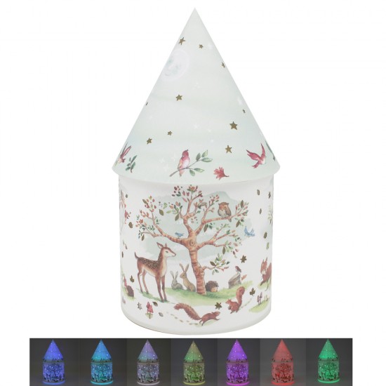 LED Colour Changing House Forest Friends LP74458