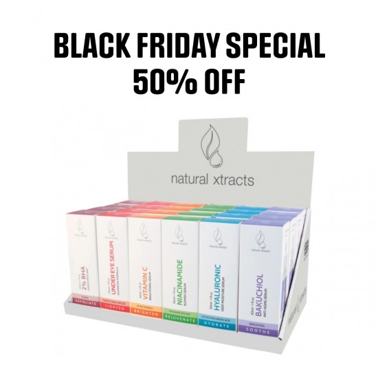 Natural Xtracts Skin Serum Complete CDU **Black Friday Special - 50% Discount**