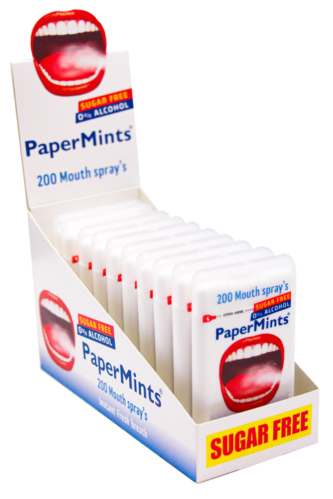 Paper Mints Instant Fresh Breath Spray Rafraîchisseur d'Haleine 12ml