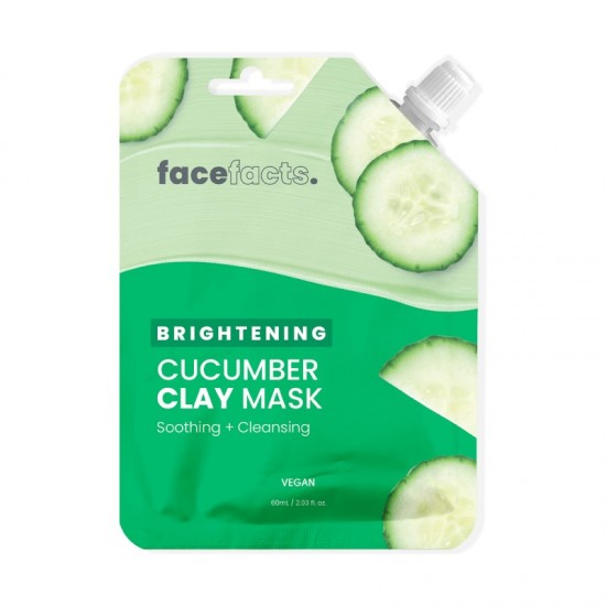 Face Facts Clay Mask 60ml - Brightening Cucumber