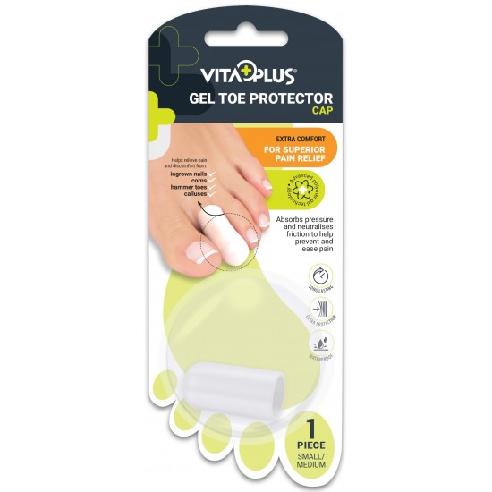 ** VitaPlus Gel Toe Protector Cap S/M