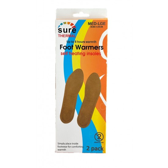 Sure Thermal - Foot Warmer Pads M/L 2's