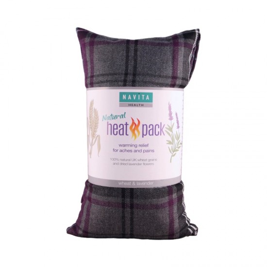 Navita Health Heat Pack Tartan Purple