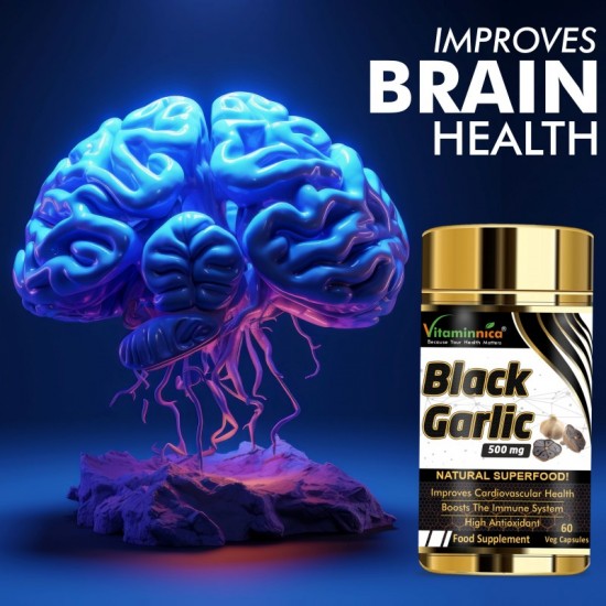 Vitaminnica Black Garlic 500mg Capsules 60's