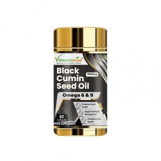 Vitaminnica Black Cumin Seed Oil 1000mg Softgels 60's