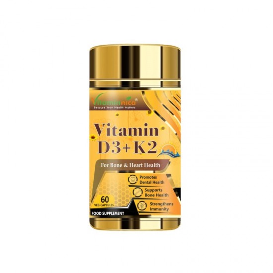 Vitaminnica D3+ K2 Capsules 60's