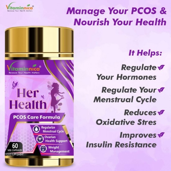 Vitaminnica Her Health-PCOS Care Capsules 60's