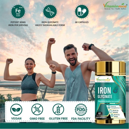 Vitaminnica Iron Glycinate Capsules 60's