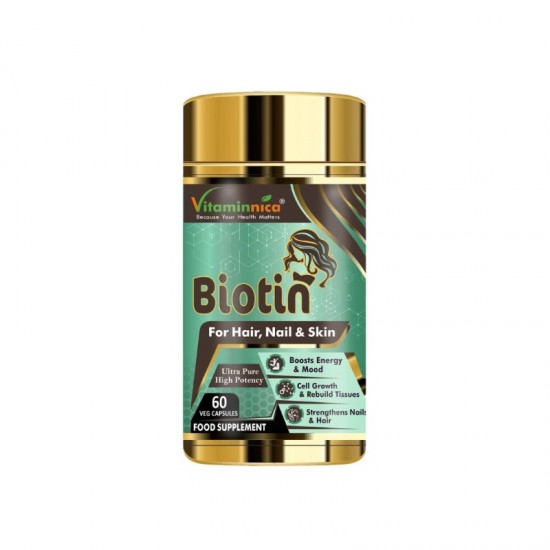 Vitaminnica Biotin 10000mcg Capsules 60's