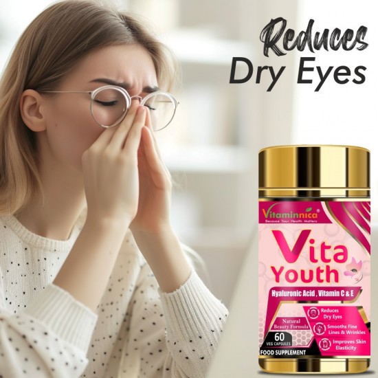 Vitaminnica Vita Youth- Hyaluronic Acid 300mg Capsules 60's