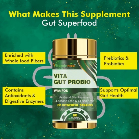 Vitaminnica Vita Gut Probio Capsules 60's