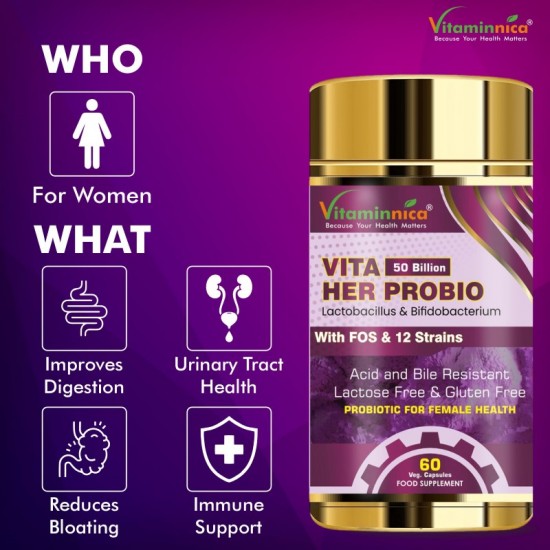 Vitaminnica Vita Her Probio Capsules 60's