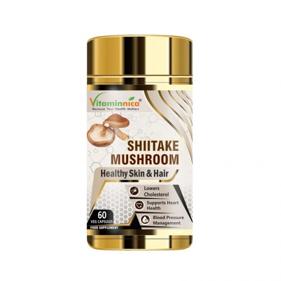 Vitaminnica Shiitake Mushroom 500mg Capsules 60's