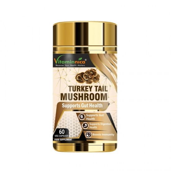 Vitaminnica Turkey Tail Mushroom 500mg Capsules 60's