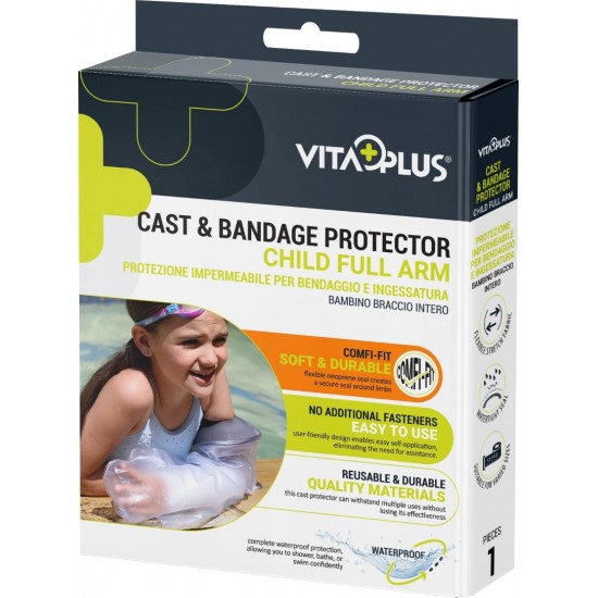 VitaPlus Cast & Bandage Protector - Comfi Fit - Child Full Arm