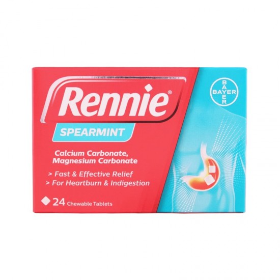 Rennies Tablets 24's Spearmint [GSL]