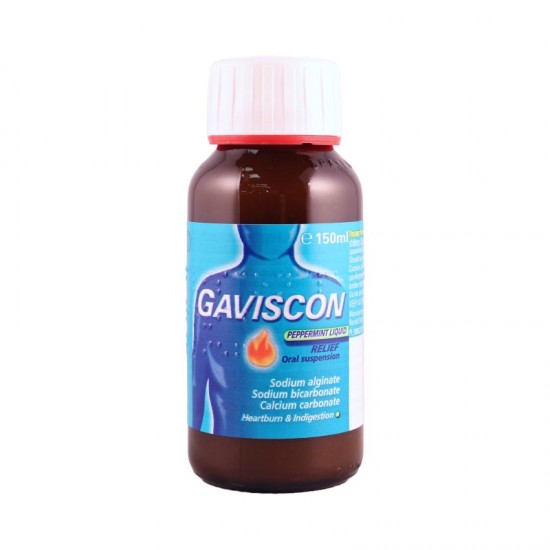 Gaviscon Liquid 150ml Peppermint [GSL]