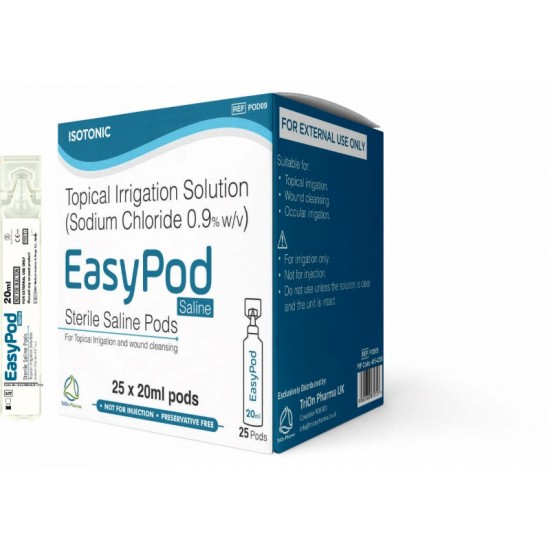 Easypod Sodium Chlor 0.9% Irrigation Sol 25 Ampules