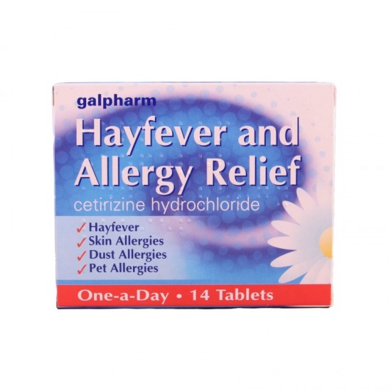 Galpharm Hayfever & Allergy Relief 14's (Cetirizine) [GSL]