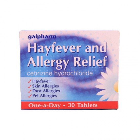 Galpharm Hayfever & Allergy Relief 30's (Cetirizine) [GSL]