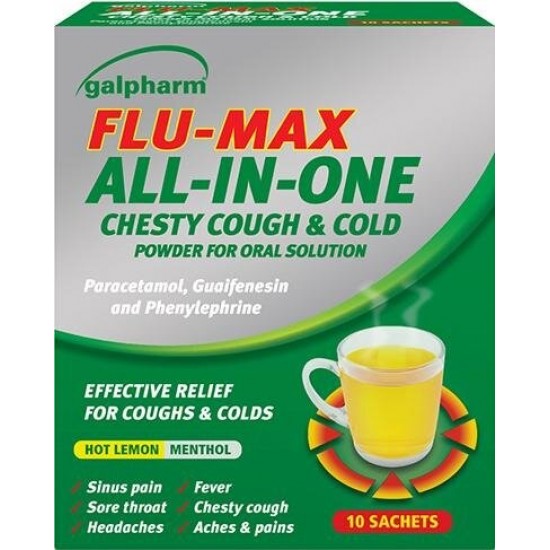 Galpharm Flu-Max All-in-One Sachets 10's [GSL]