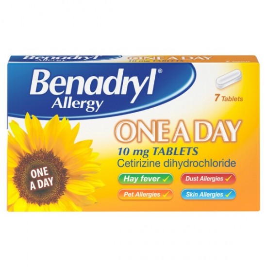 Benadryl Allergy One-a-Day Tab10mg 7s [GSL]