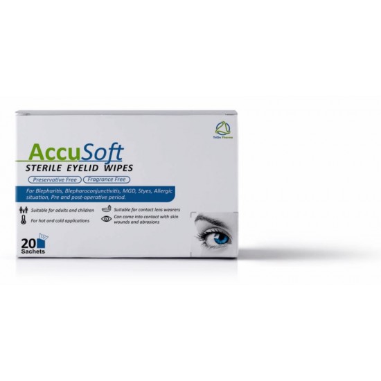 Acusoft Eyelid Wipes 30 Wipes