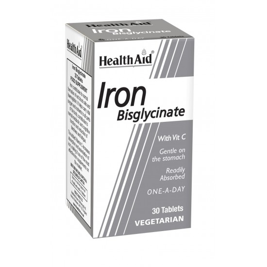 Healthaid Iron Bisglycinate (Iron with Vitamin C) Tablets 30's