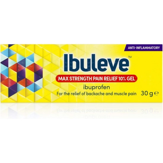 Ibuleve Max Strength Pain Relief 10% Gel 30g [GSL]